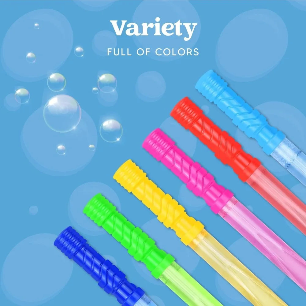 Joyfy Bubble Wands Bulk Set For Kids Outdoor Fun Activities