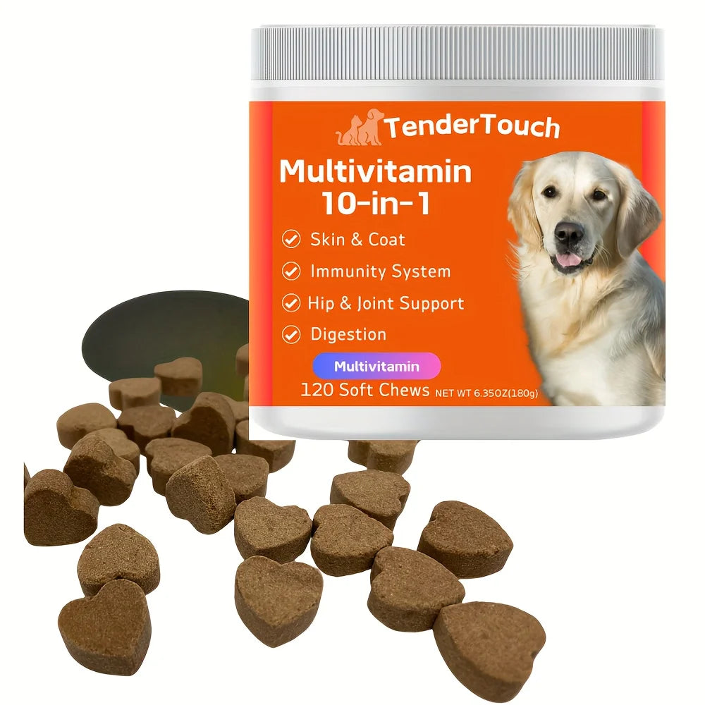 TenderTouch Multivitamin Dog Supplement With Digestive Enzymes Grain Free
