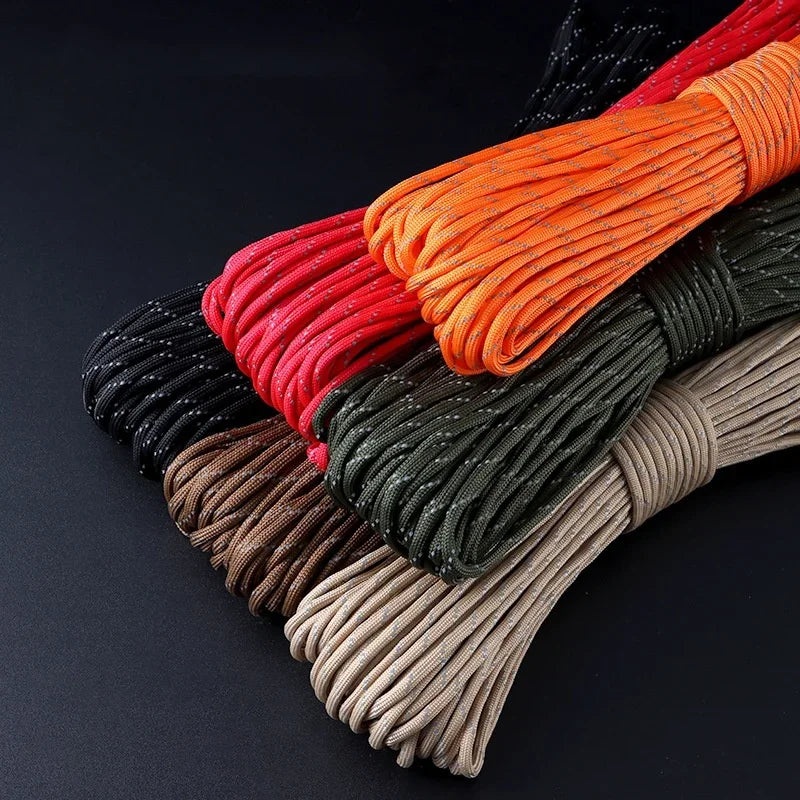 Noble Eagle Reflective Paracord 550 Military 7 Strand Rope Tactical Cord