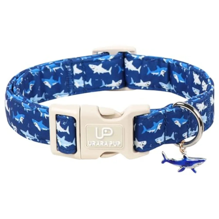 Fruit Pattern Cotton Dog Collar Adjustable Lightweight Durable