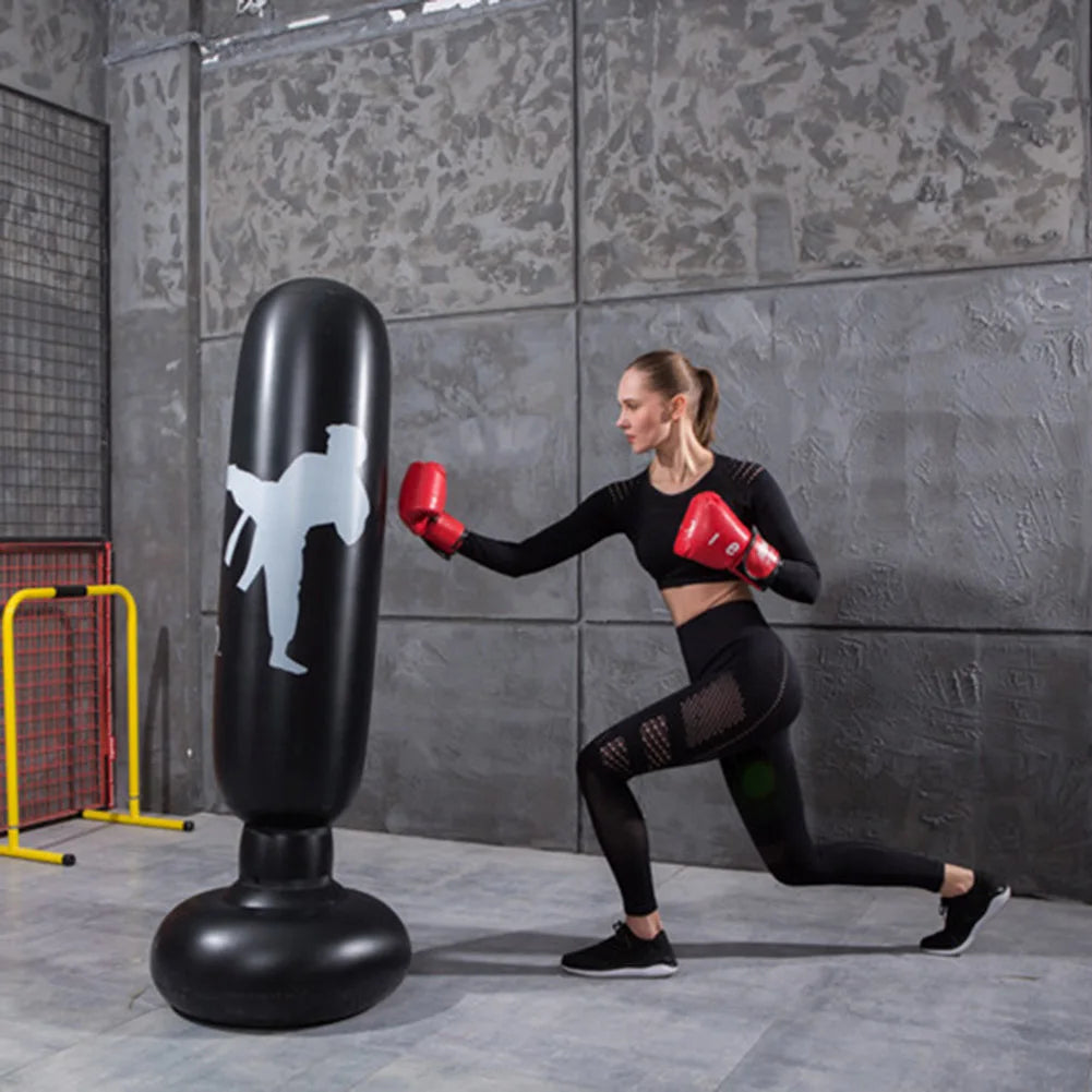 Inflatable Boxing Bag for Children and Adults PVC Standing Bag