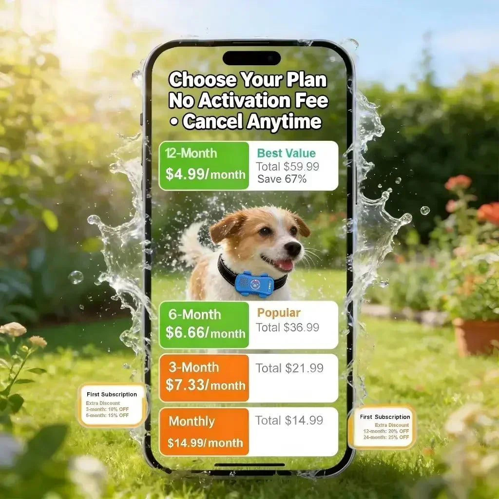 WANWAYTECH GPS Pet Tracker 4G With Real Time Tracking