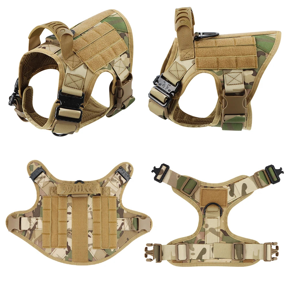 PETRAVEL Tactical Dog Harness Vest For Training And Walking