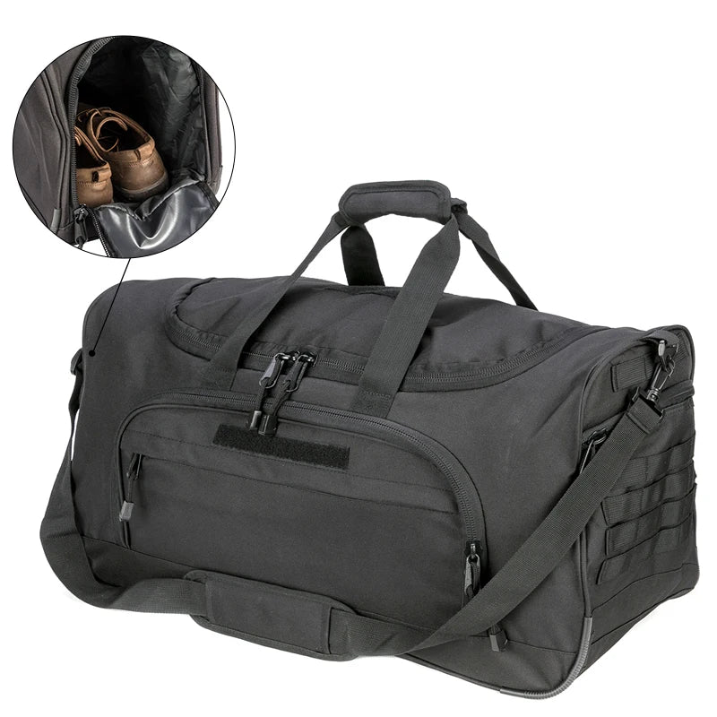 LQARMY Waterproof Gym Bag Military Tactical Duffle