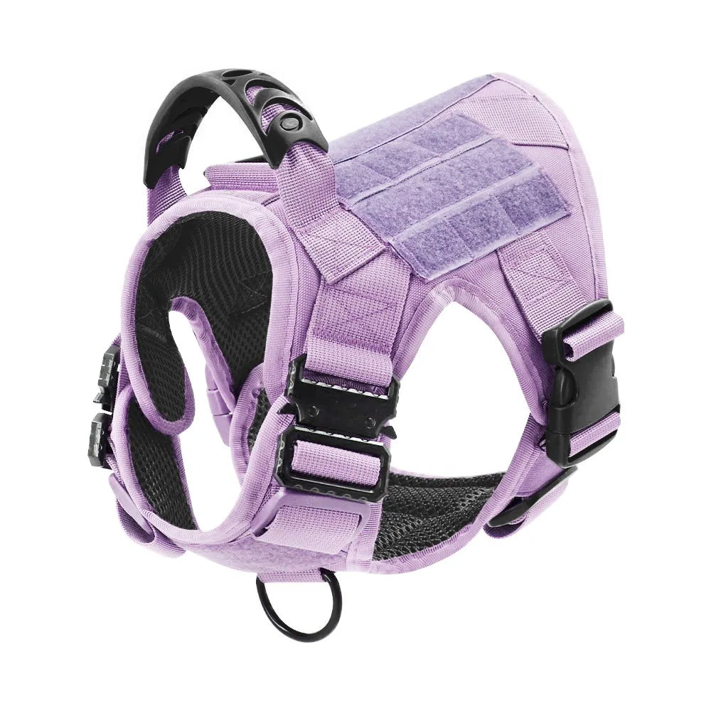 PETRAVEL Military Camouflage Dog Harness Adjustable Tactical Vest