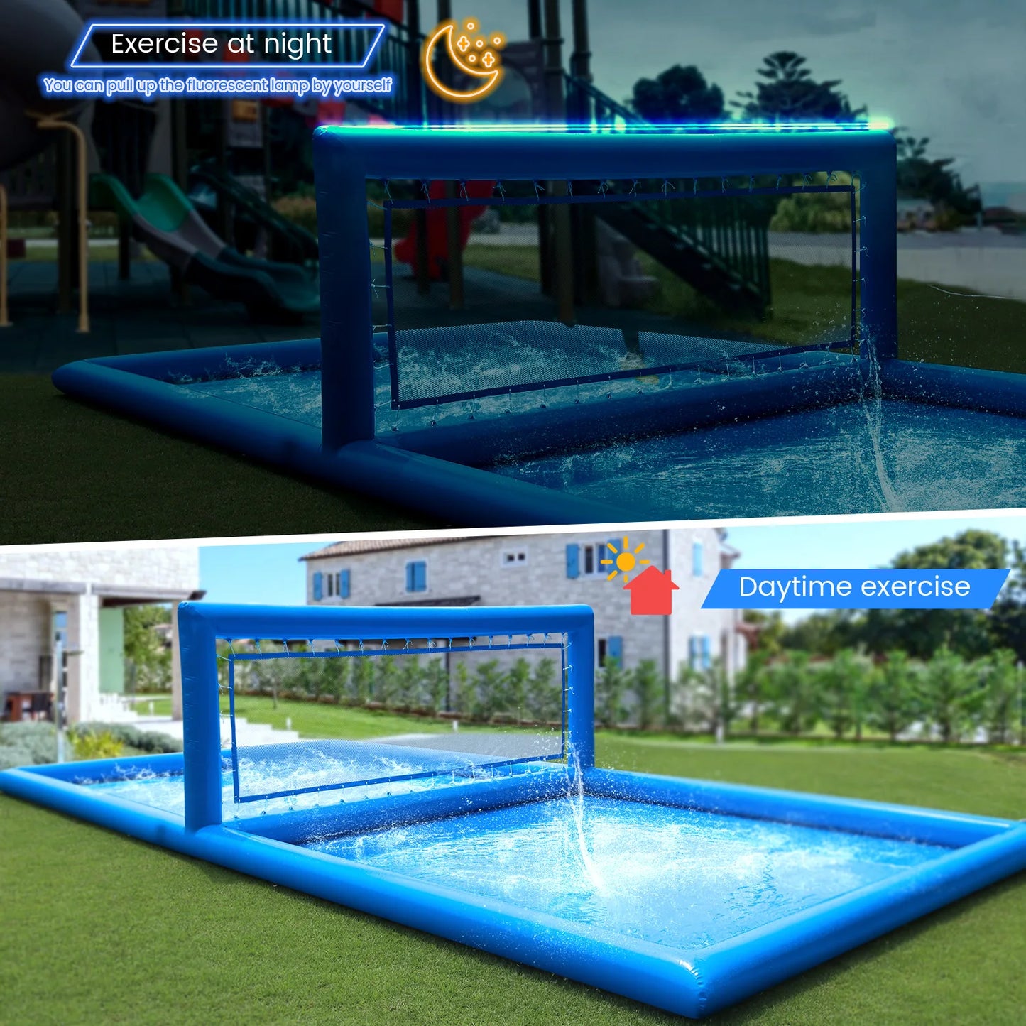 RTS Inflatable Outdoor Water Volleyball Court
