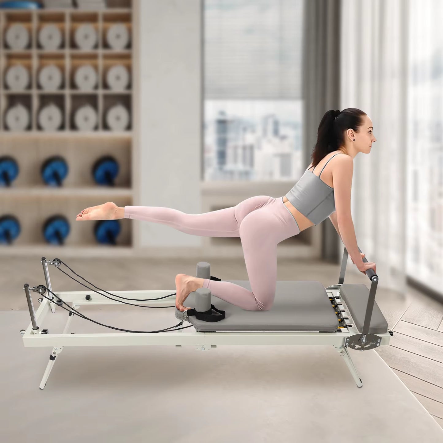 Pilates Rollaway Bed Performer Machine For Yoga And Core Training
