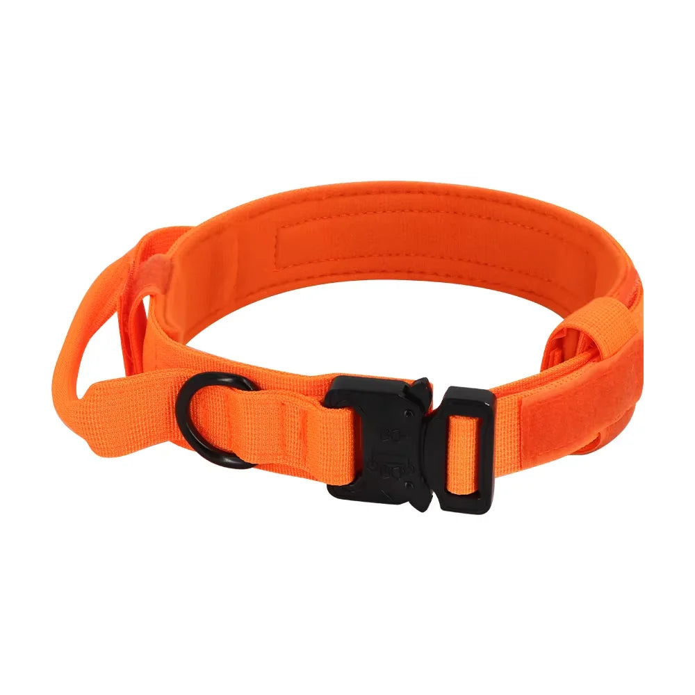 Adjustable Tactical Dog Training Collar And Leash Set With Handle