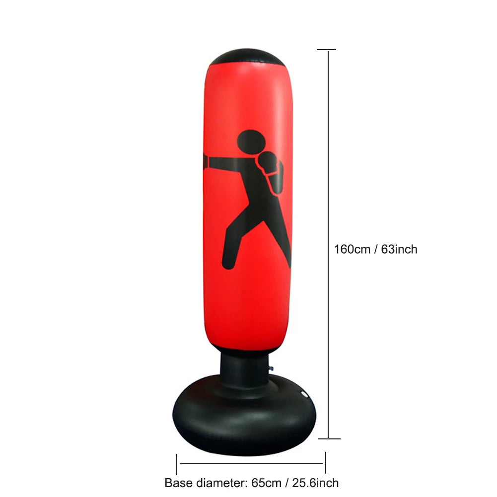 Inflatable Boxing Bag for Children and Adults PVC Standing Bag
