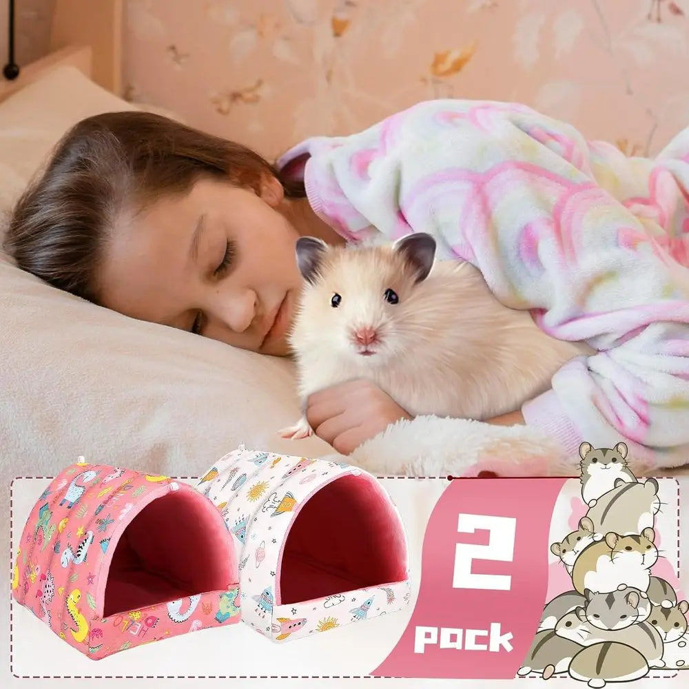 2 Pack Guinea Pig Bed Washable Small Animal House