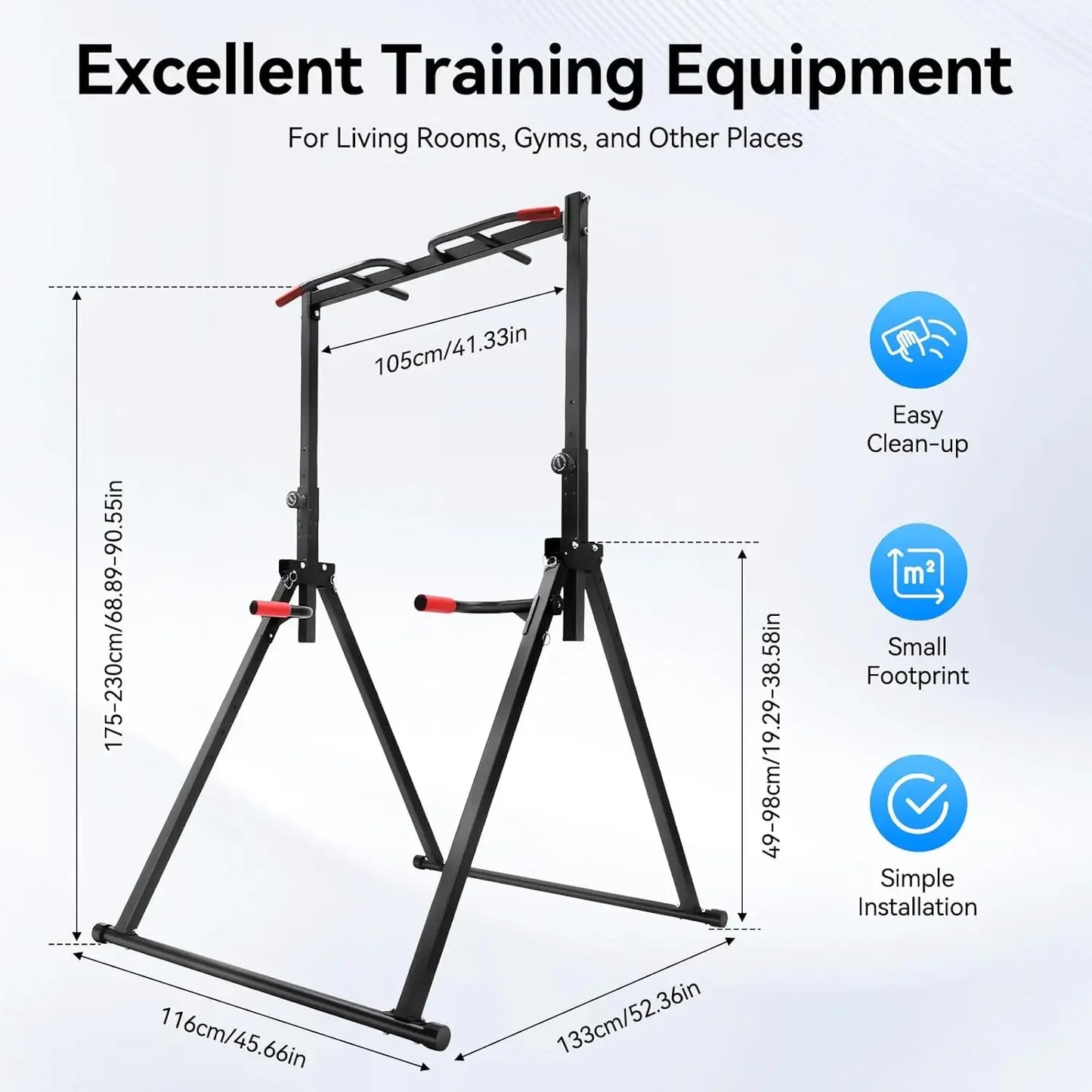 Power Tower Pull Up Bar Dip Bar Home Training Station
