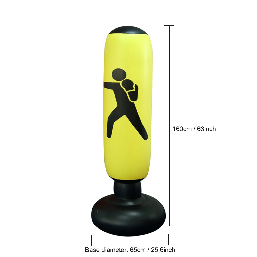 Inflatable Boxing Bag for Children and Adults PVC Standing Bag