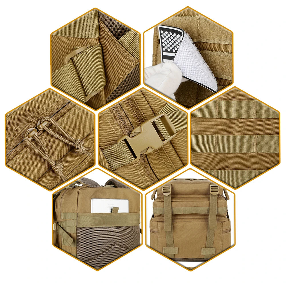 ReFire Gear Tactical Backpack Outdoor Hiking Molle Pack