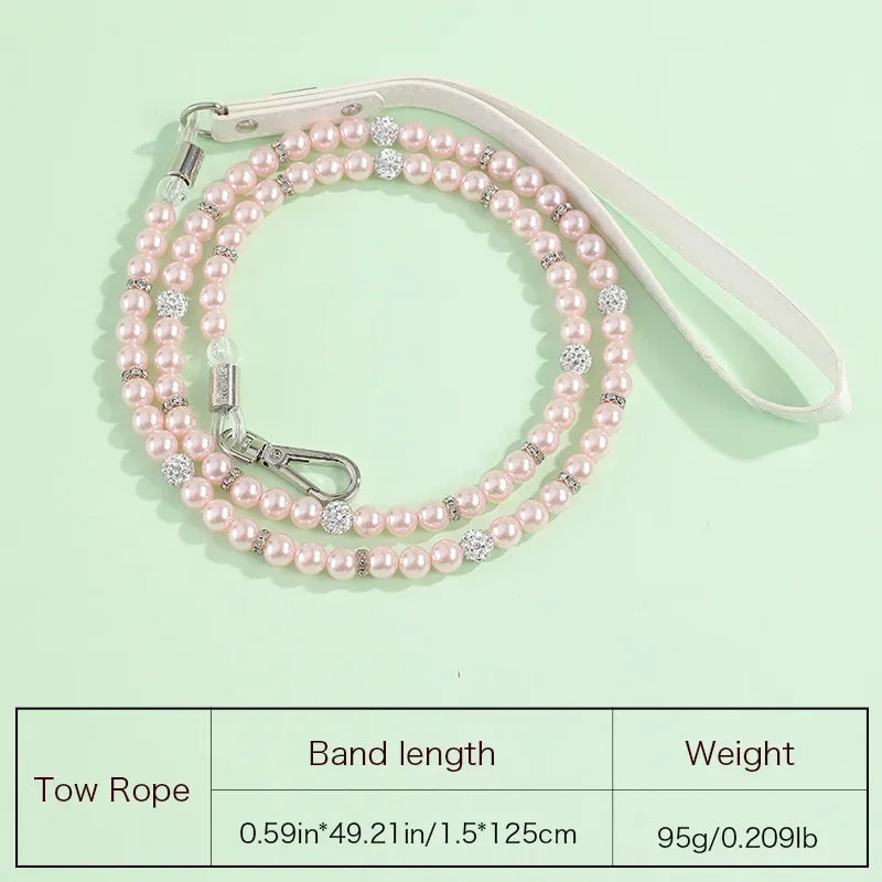 XLeiPet Luxury Pearl Sphynx Cat Adjustable Necklace Collar For Cats