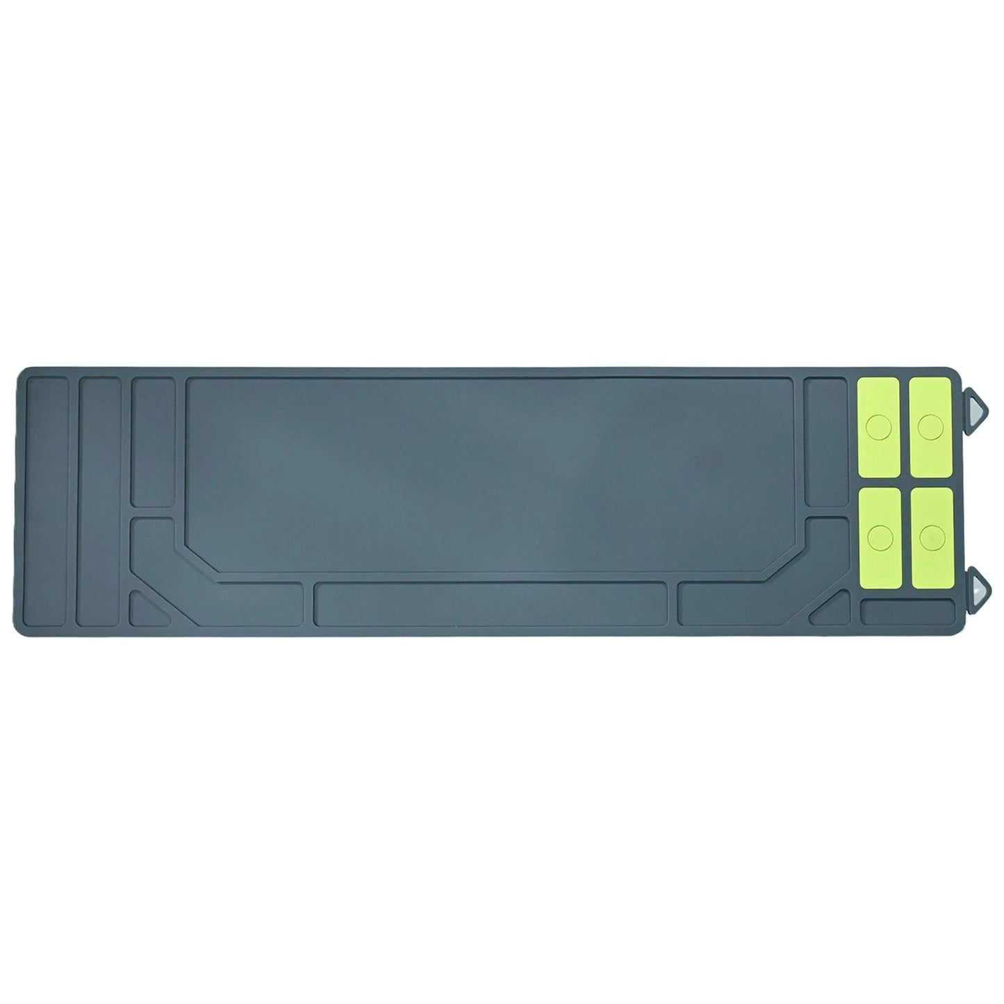 Gun Cleaning Mat With Organizer Tray Anti Slip Rubberized Workbench Pad