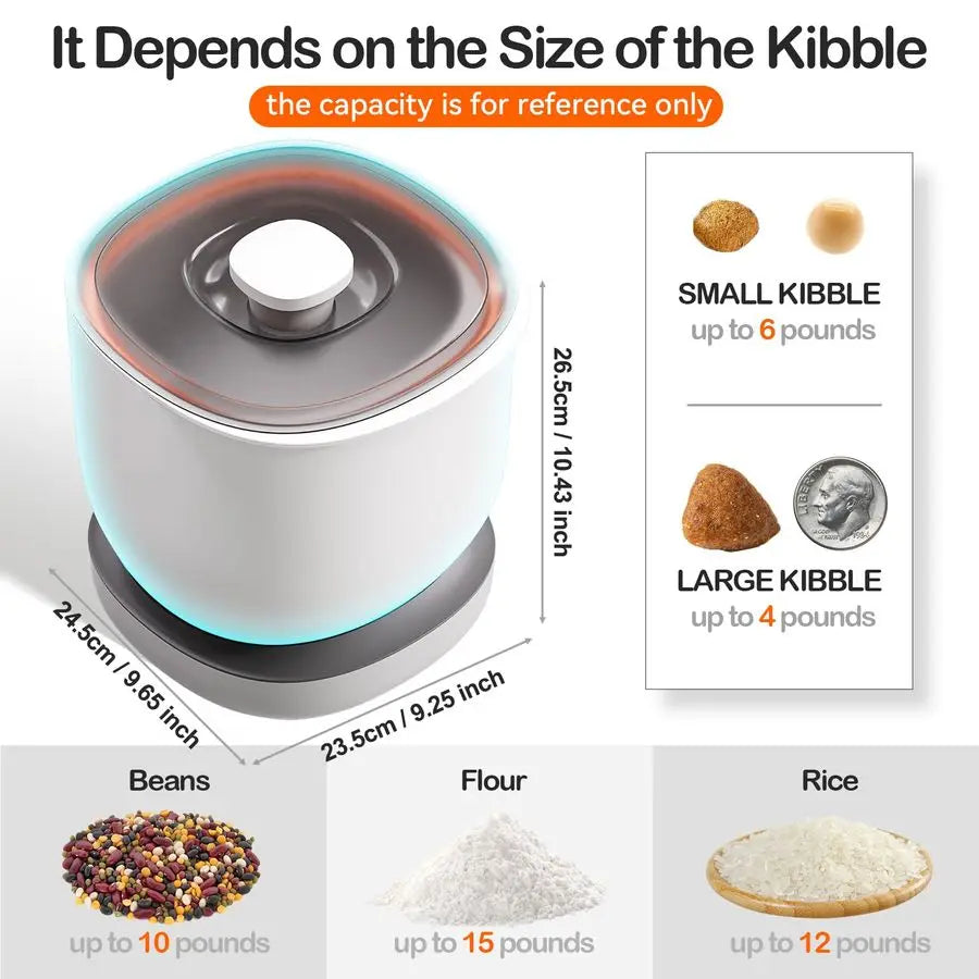 XMSJ Airtight Pet Food Storage Container For Dry Food