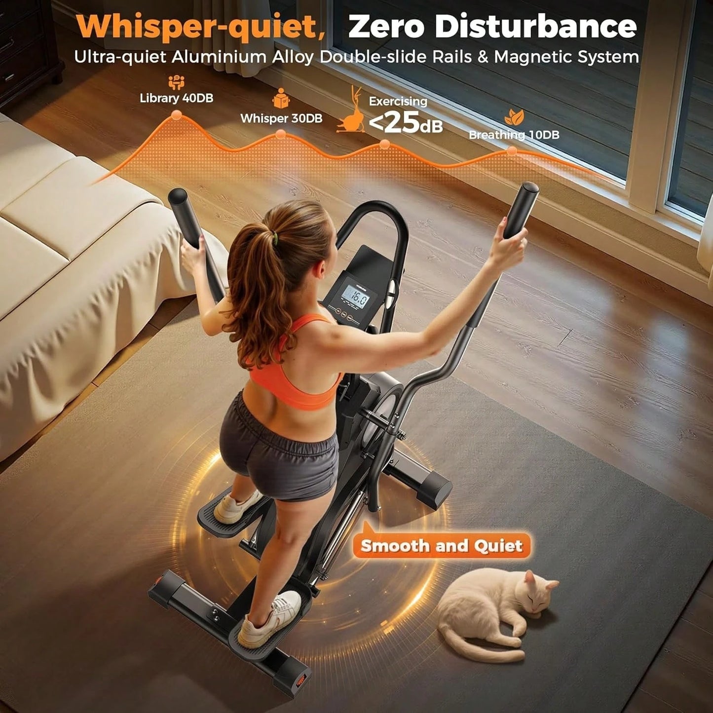 YOSUDA Cardio Climber 3 in 1 Elliptical Cross Trainer