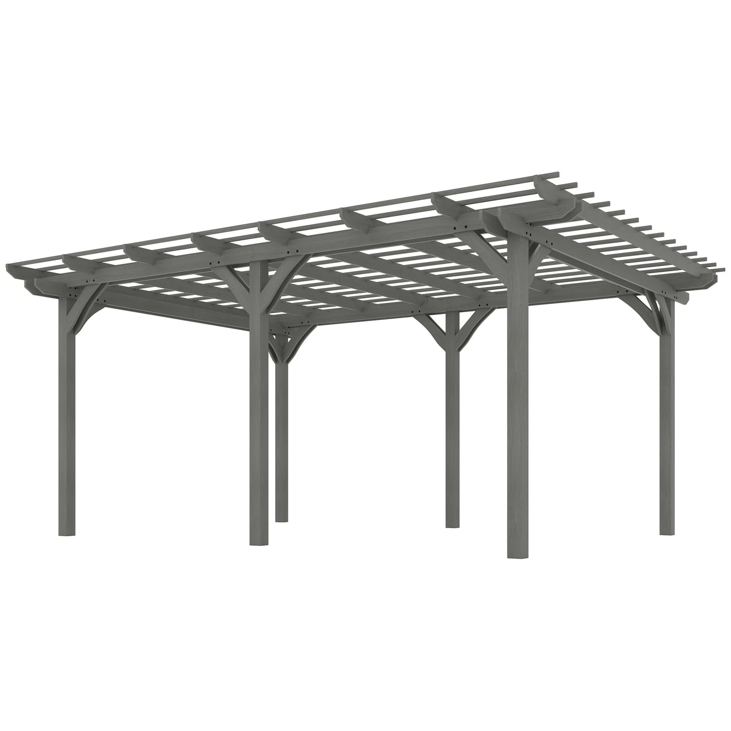 Wooden Pergola Gazebo With Stable Structure For Outdoor Use