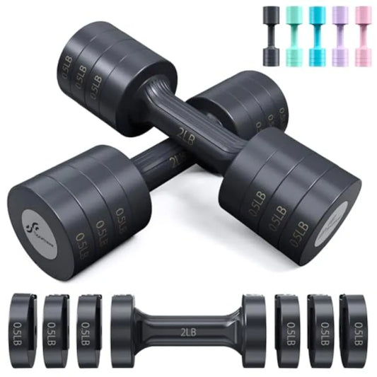 Adjustable Dumbbells Set For Home Gym With Four In One Weight Change