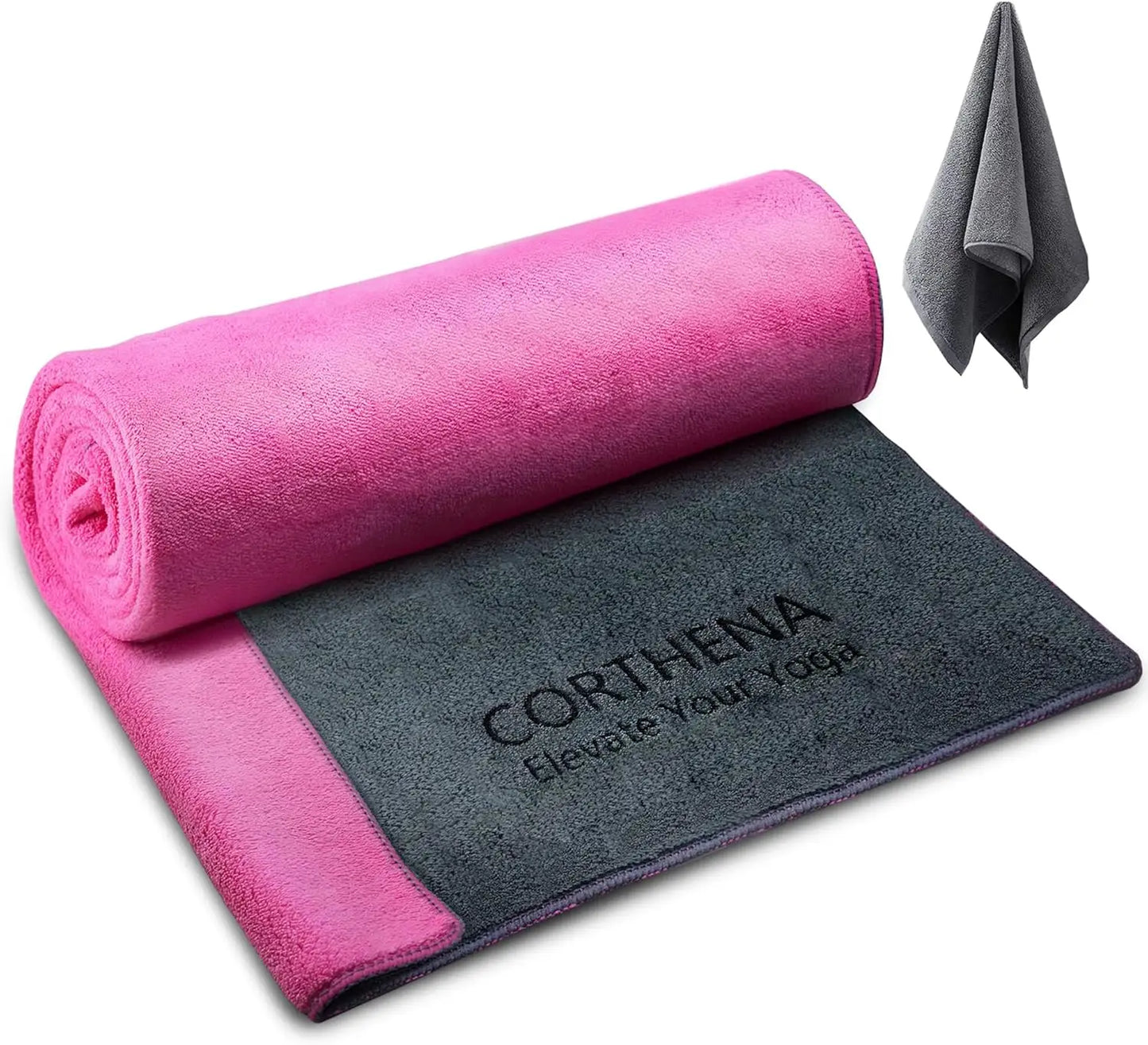 Non-Slip Yoga Mat Towel For Intense Hot Yoga And Pilates