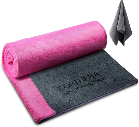 Non-Slip Yoga Mat Towel For Intense Hot Yoga And Pilates