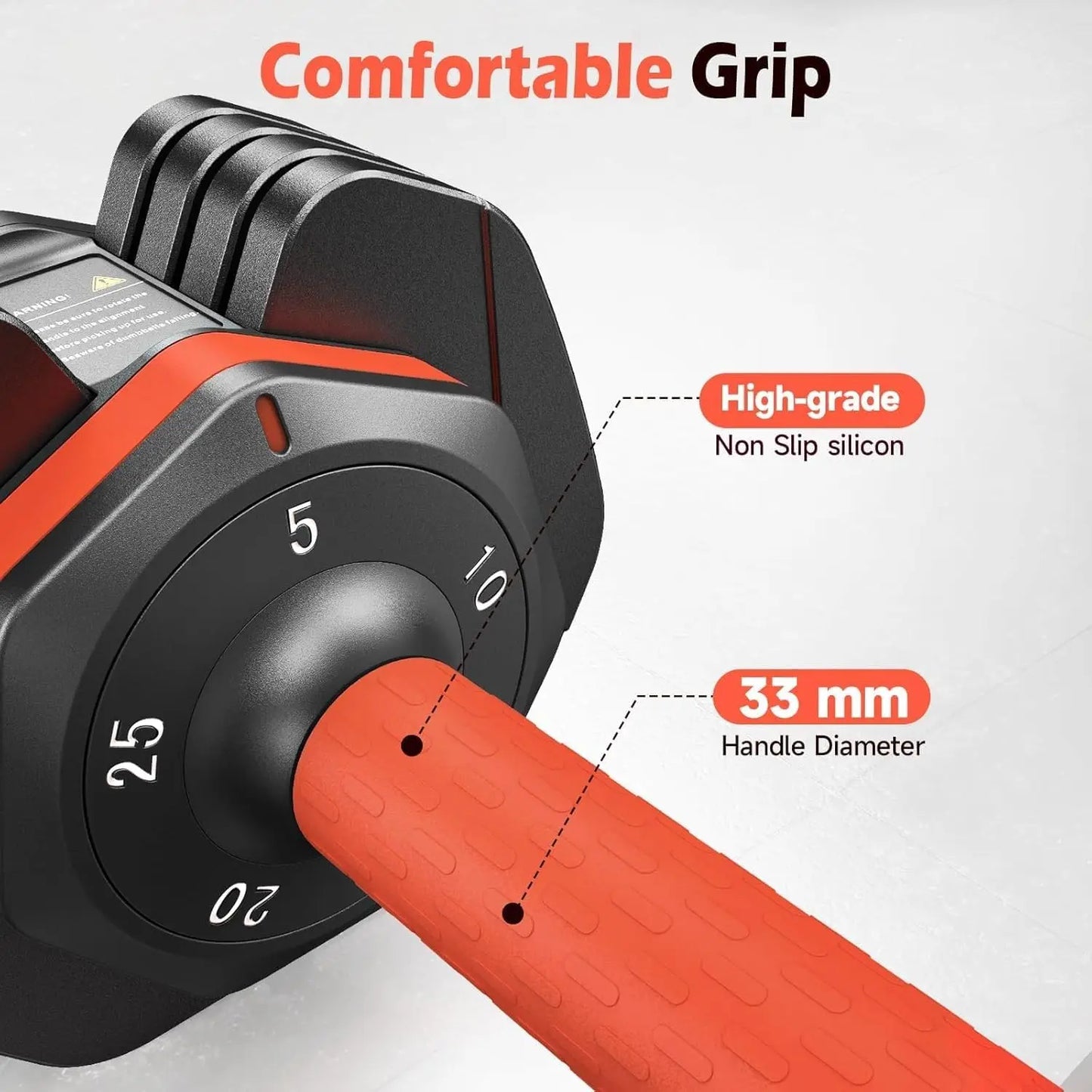 FED Fitness Adjustable Dumbbells Set