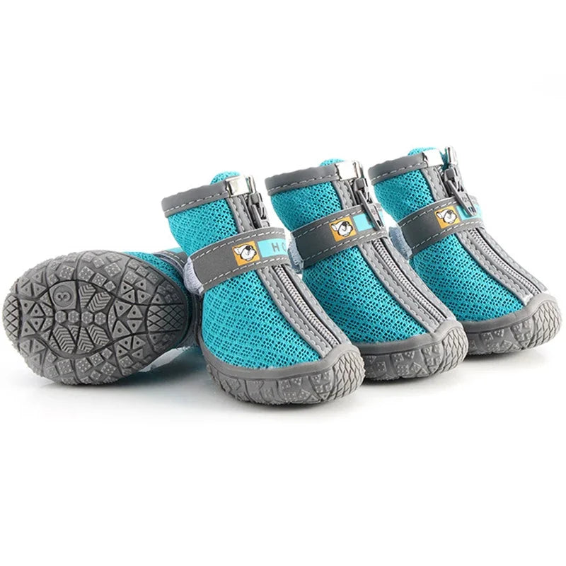 Breathable Dog Shoes Non Slip Plush Protection Paw Boots