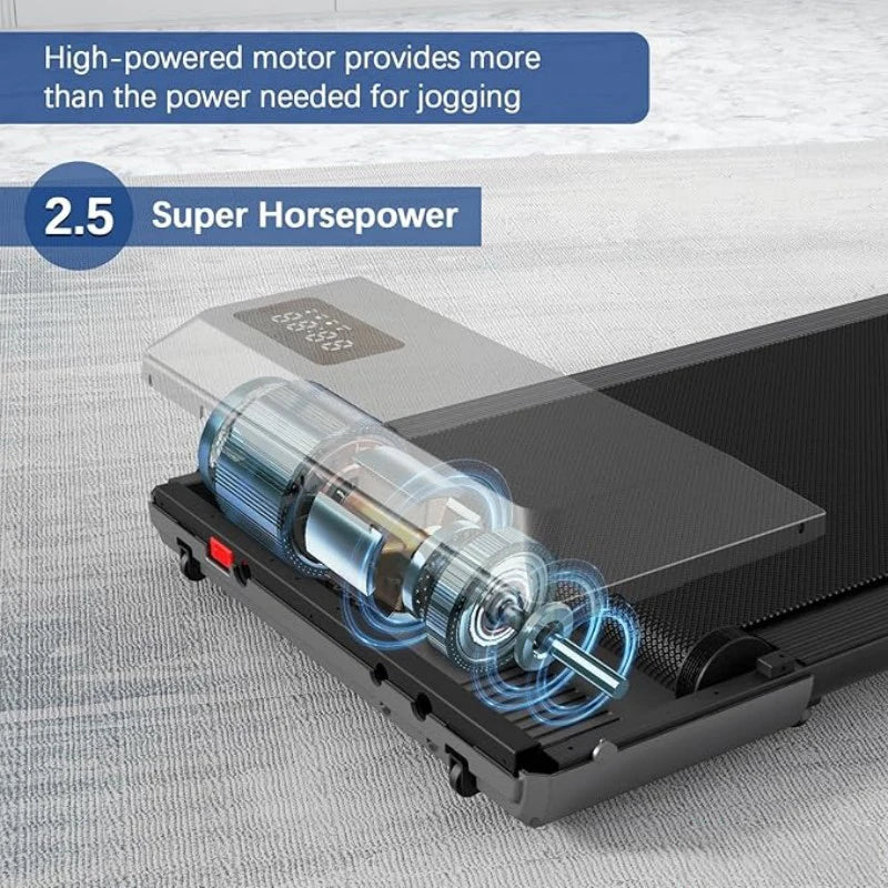 Superun 300lbs Home Treadmill 2in1 Walking Running Machine