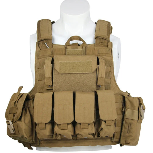Tactical Vest Plate Carrier With Molle For Outdoor Armor