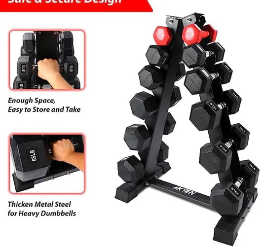 6-Tier Dumbbell Rack Stand for Six Pairs, 660 lb Capacity