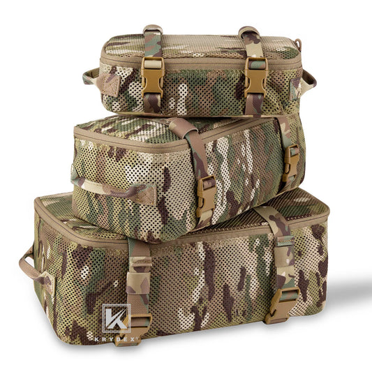 KRYDEX Tactical Modular Pouch Set For Travel And Outdoor Gear