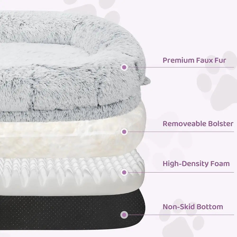 Orthopedic Dog Bed With Removable Cover