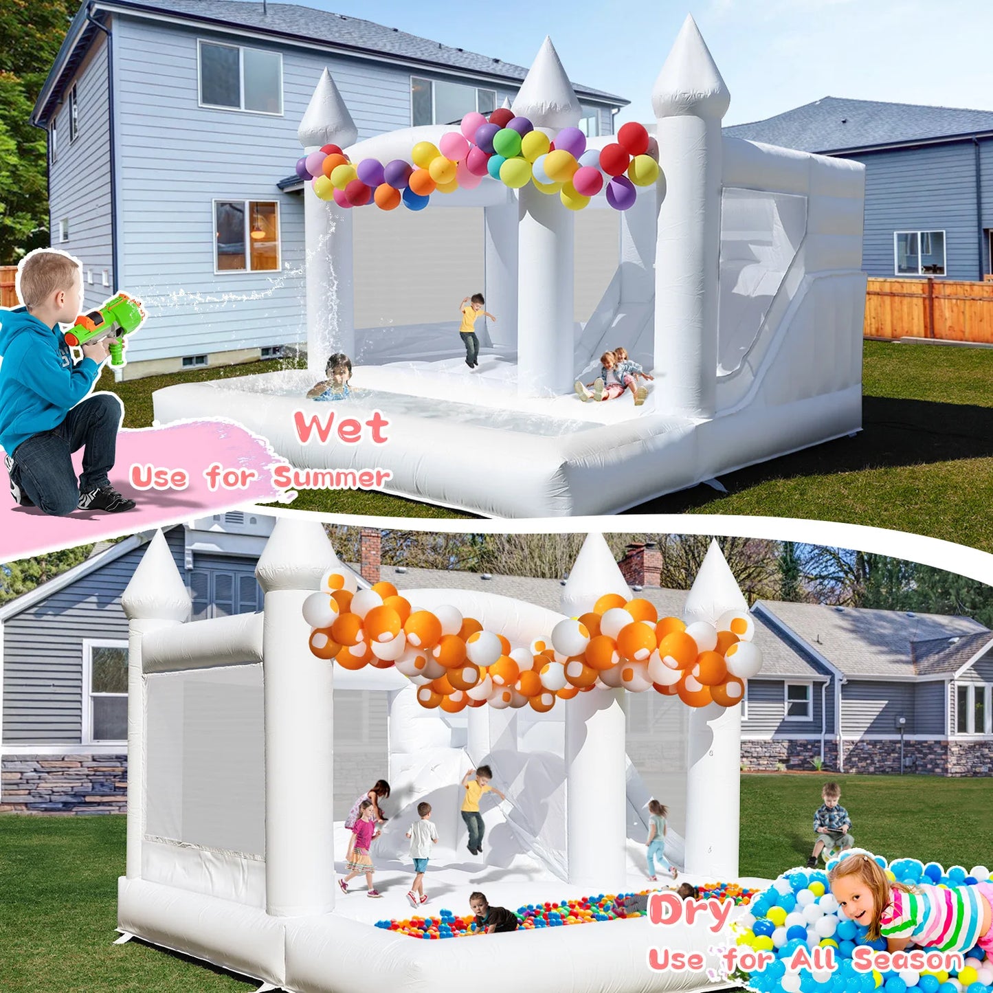 RTS Inflatable Commercial PVC Castle Bounce House for Events
