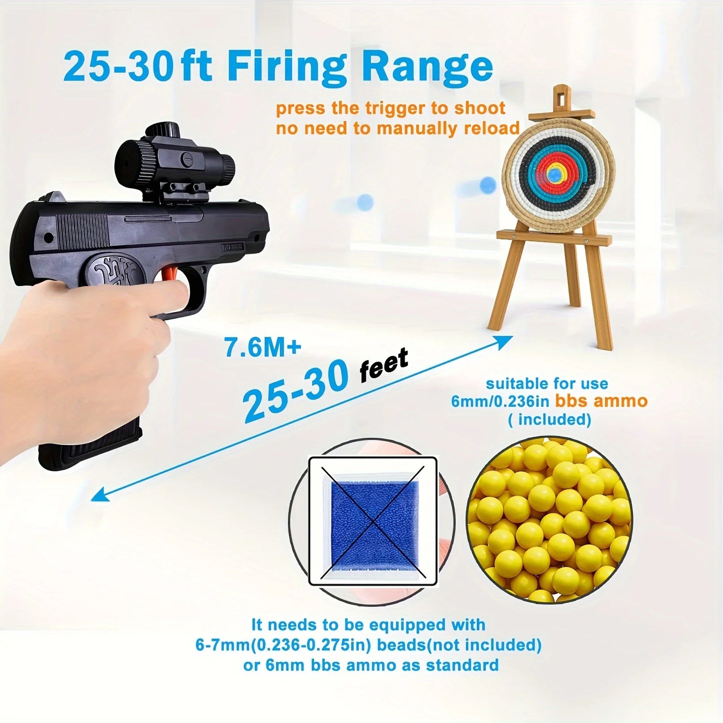 Mini Manual Blaster Target Kit For Outdoor Team Shooting
