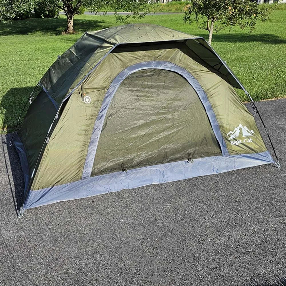 Night Cat 3 To 4 Person Backpacking Tent Waterproof Rainfly