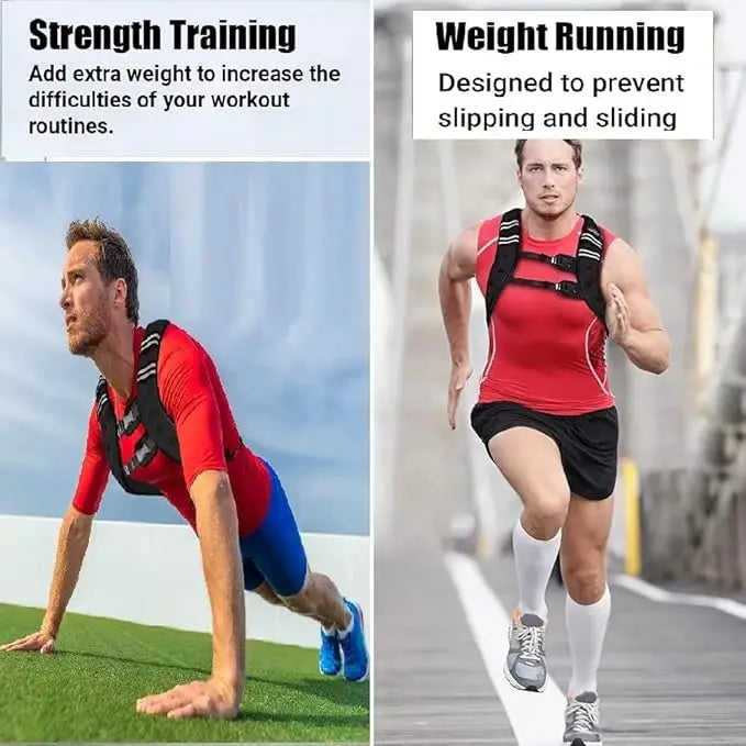 Weighted Vest For Men And Women With 12-30 Lbs Weights