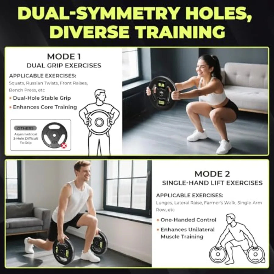Barbell Weight Set 45 LB Adjustable For Home Gym Strength Training