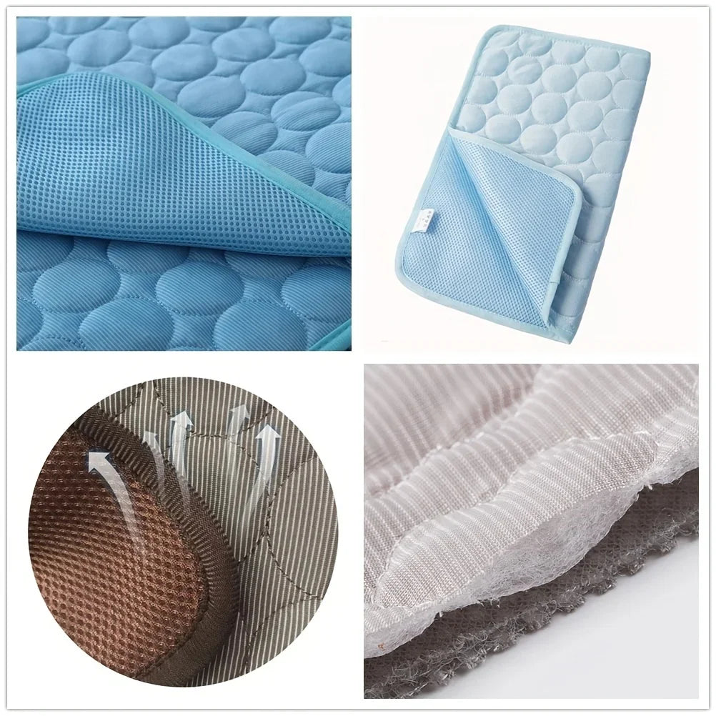 BeiYu Pet Cooling Mat For Dogs And Cats Durable Pad