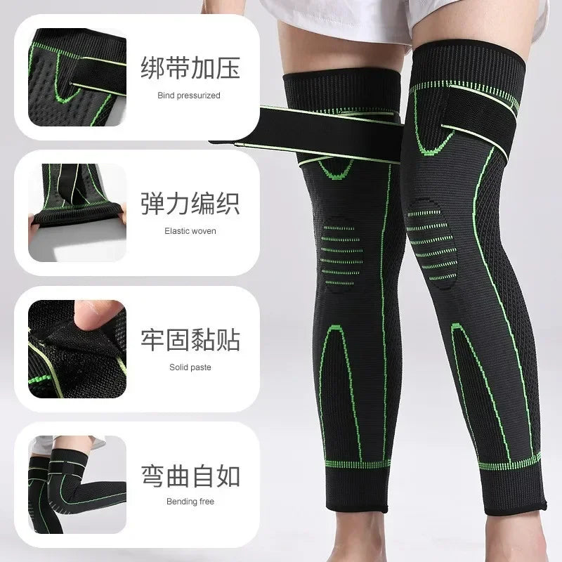 Arthritis Relief Knee Support Sleeve Long Compression Pad For Running And Sports