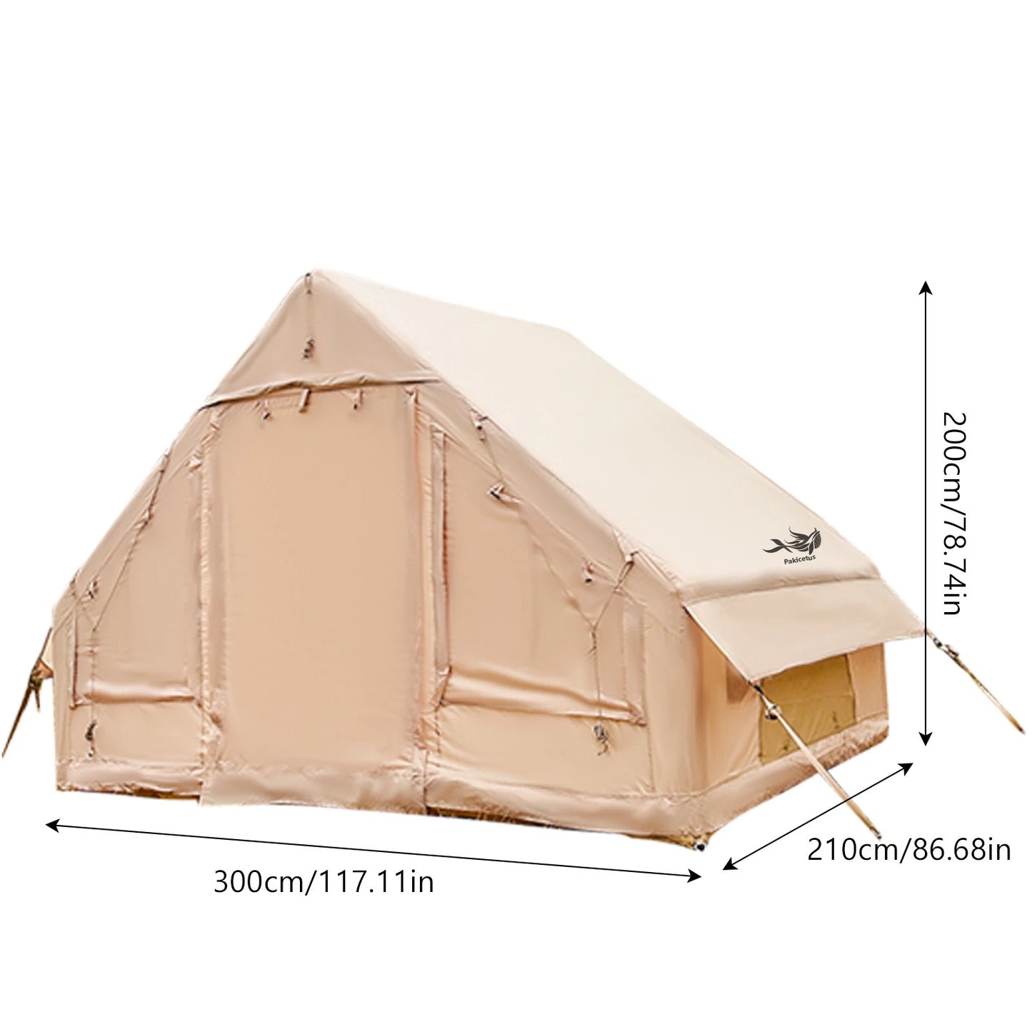 Pakicetus Quick Air Flow Inflatable Camping Tent With Skylight