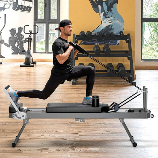 LWO Extra Large Pilates Reformer With Dynamic Resistance Cords
