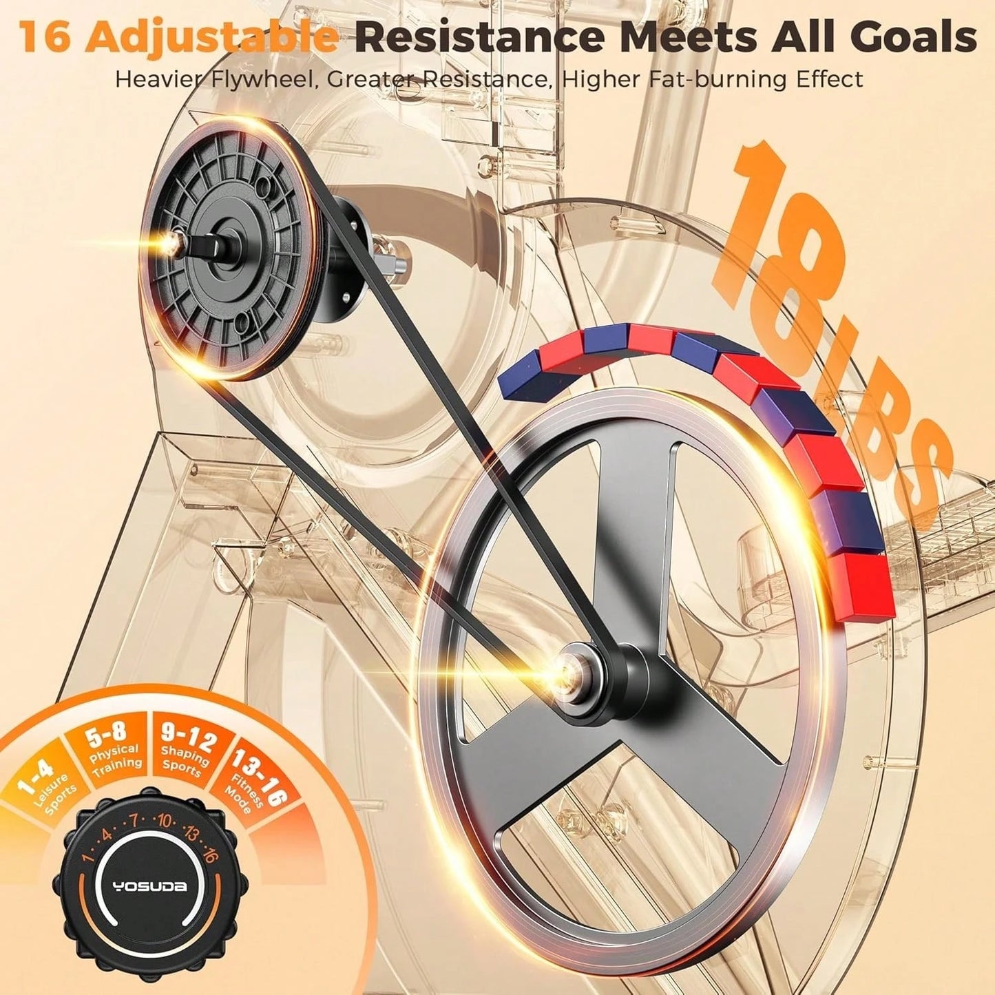 YOSUDA Cardio Climber 3 in 1 Elliptical Cross Trainer