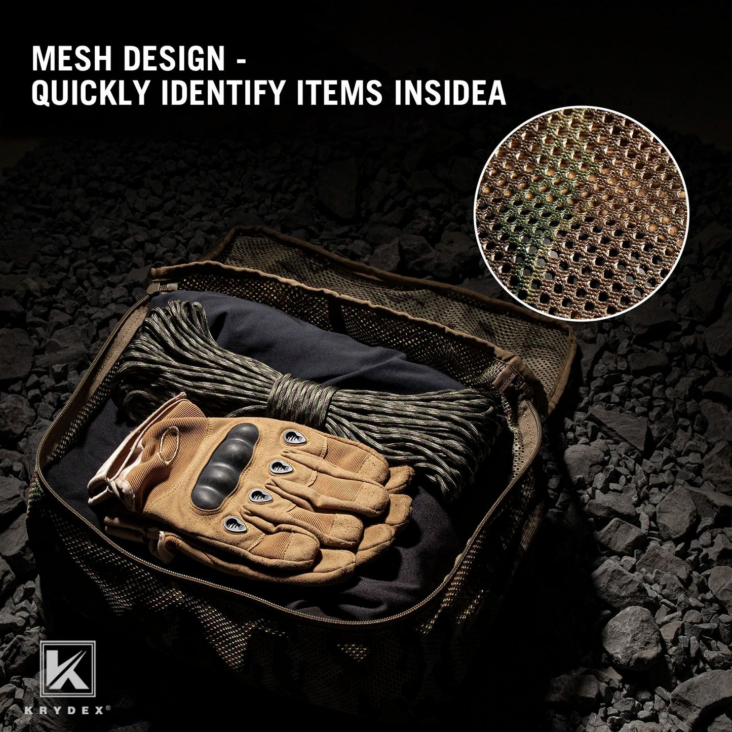 KRYDEX Tactical Modular Pouch Set For Travel And Outdoor Gear