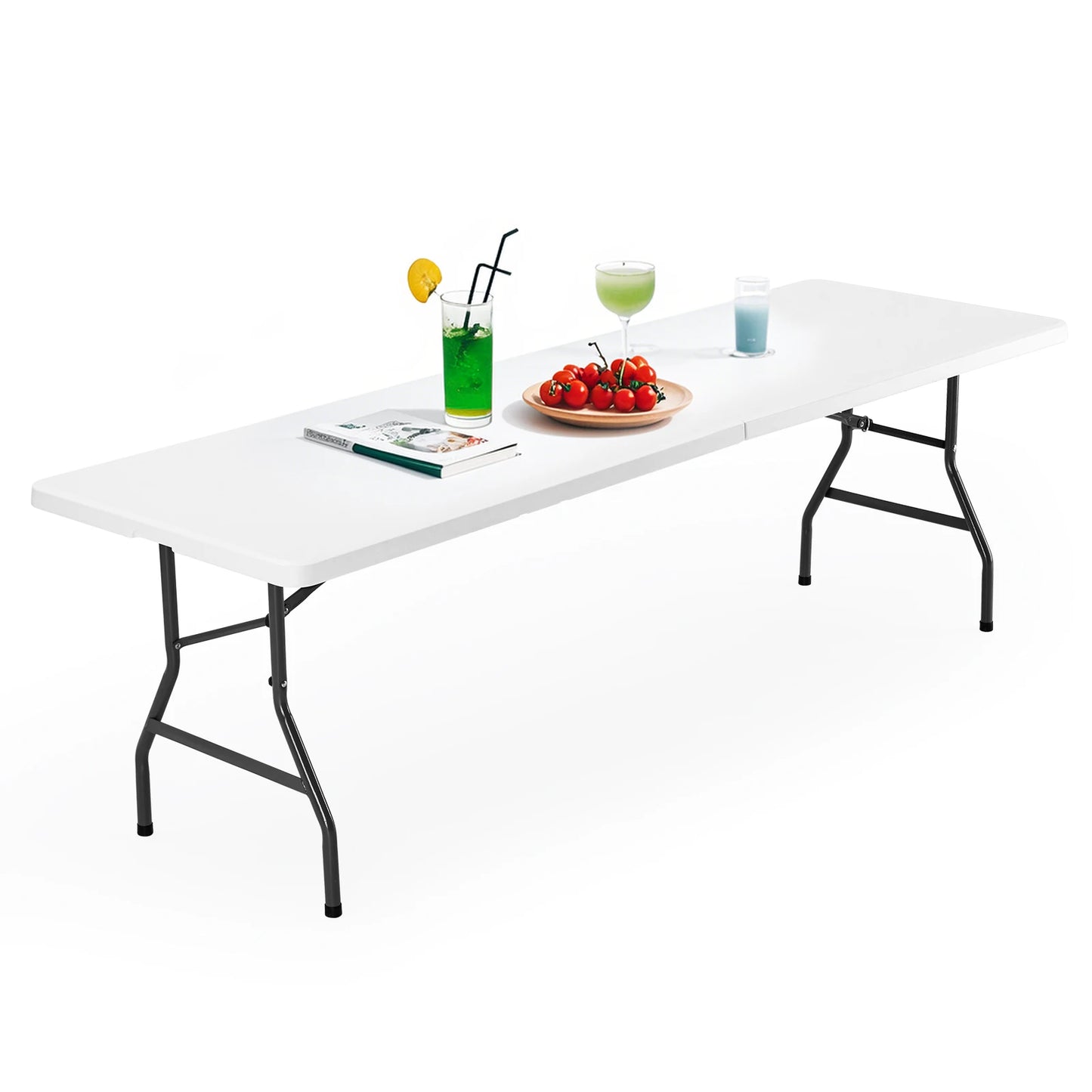 JHK Portable Folding Camping Table Carrying Handle Safety Lock