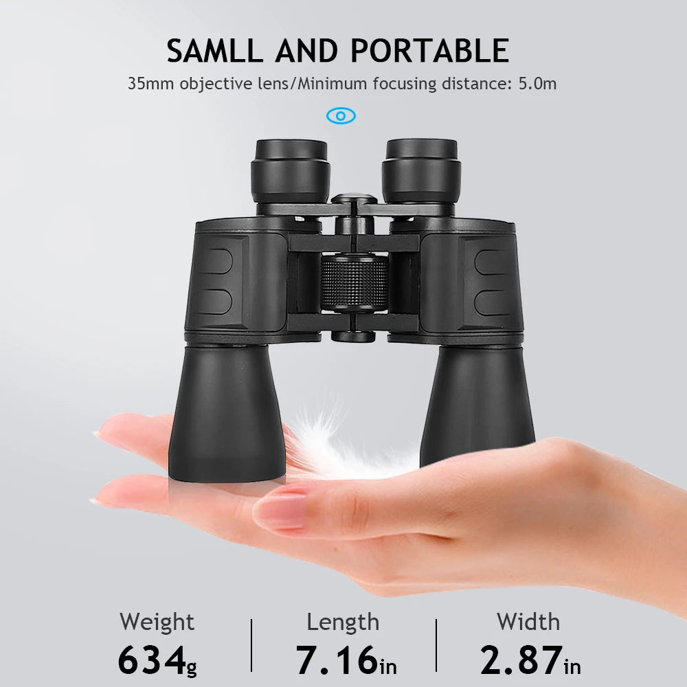 Binoculars BAK4 Prism Waterproof Night Vision With Tripod Interface