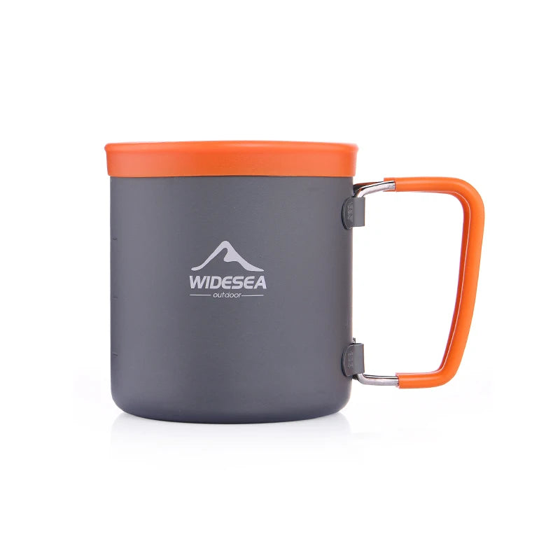 WideSea Outdoor Camping Cookware Set Pots Kettle Cups Utensils