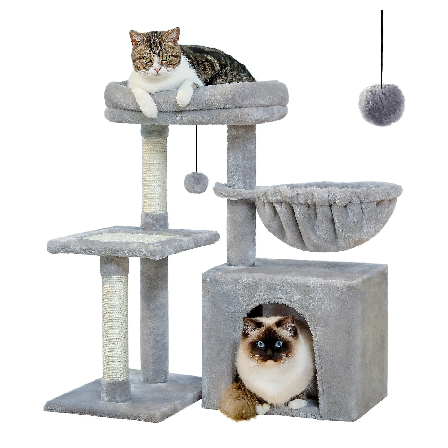 Premium PAWZ Road Cat Tree Tower With Scratching Posts