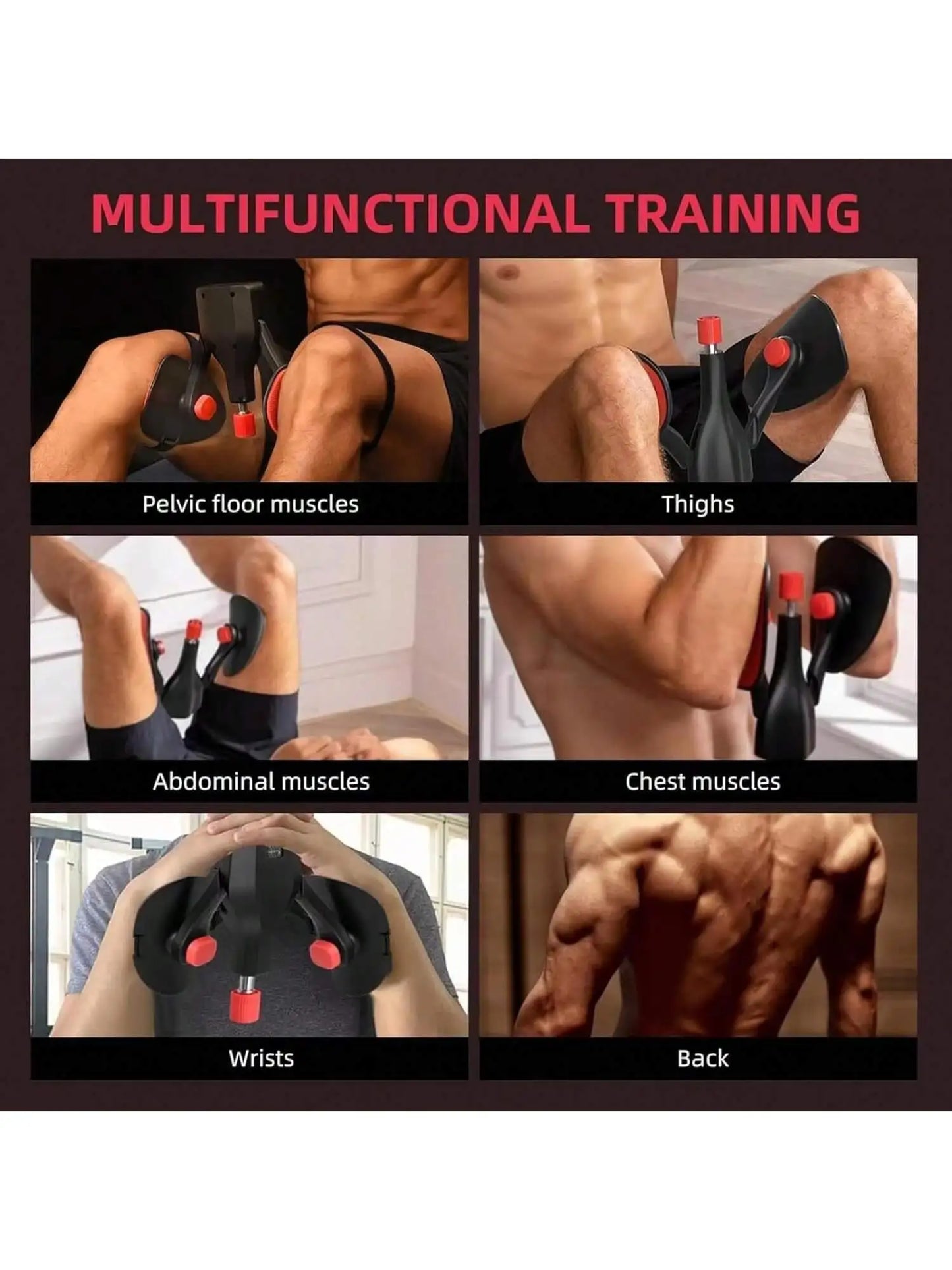 Portable Adjustable Thigh Master Kegel Trainer With Resistance Bands