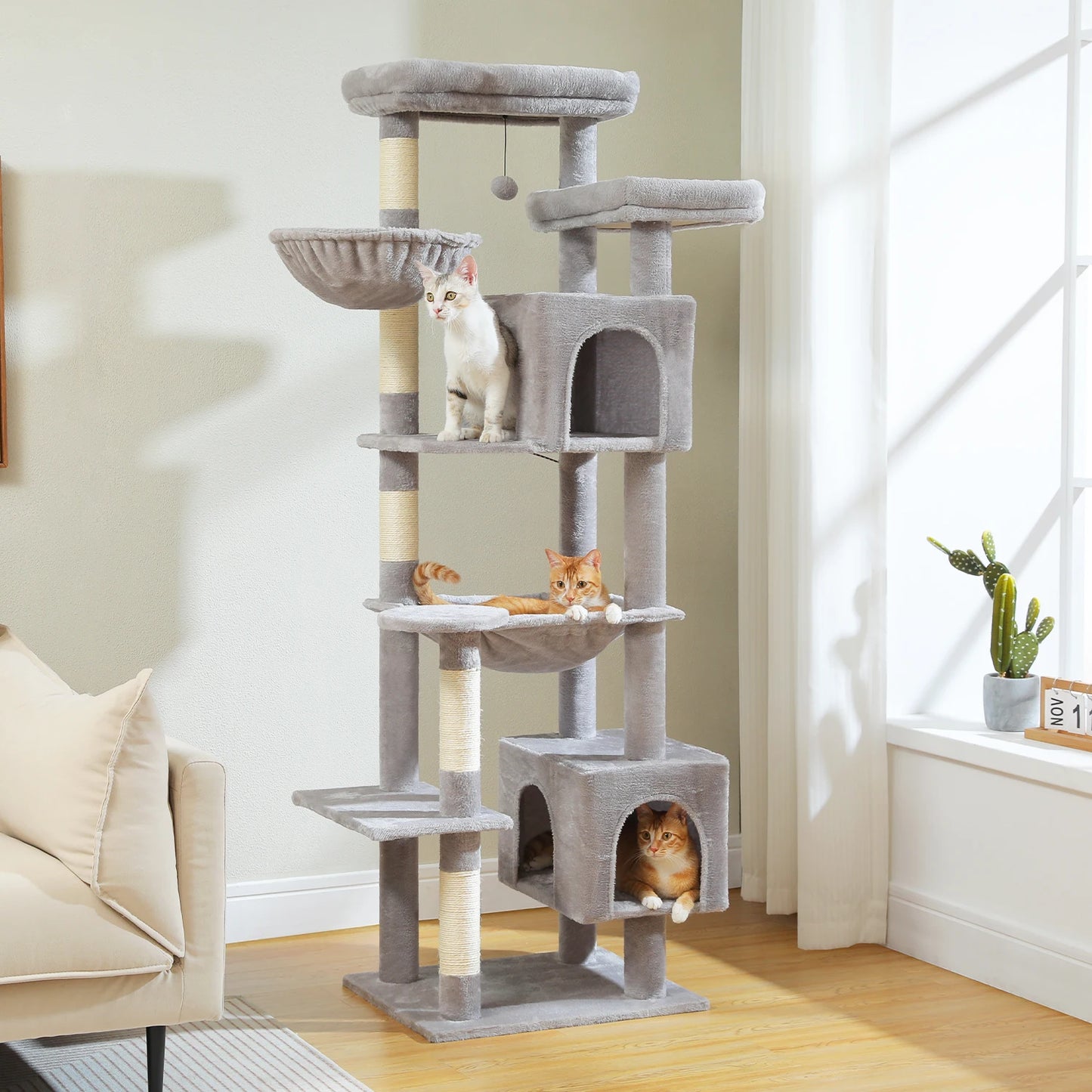 PAWZ Road Cat Tree Tower For Indoor Cats