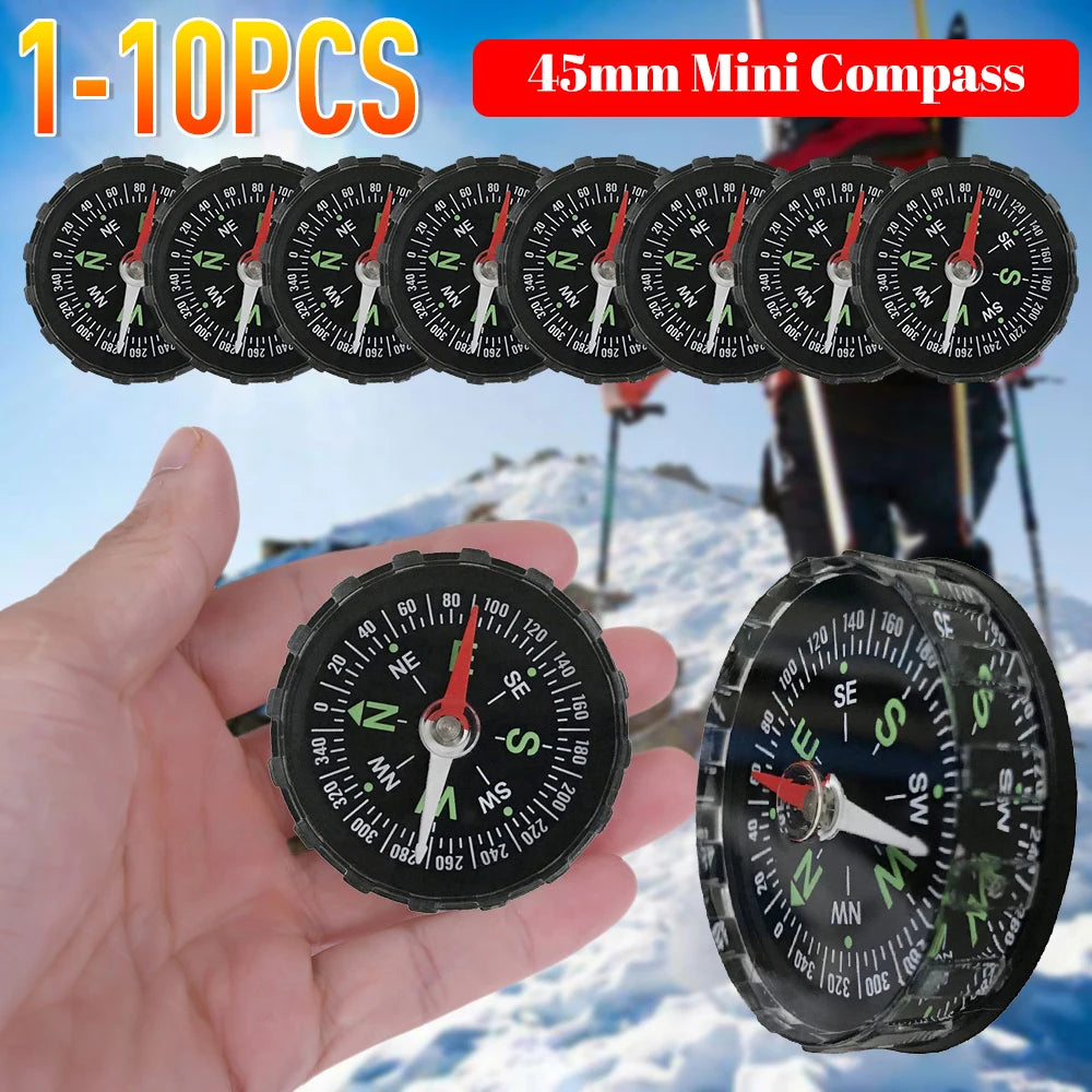 APWIKOGER Mini Portable Handheld Compass For Outdoor Camping Hiking